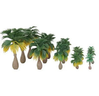 Palmbomen 15 stuks div lengte