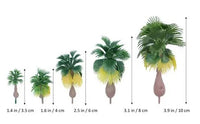 Palmbomen 15 stuks div lengte