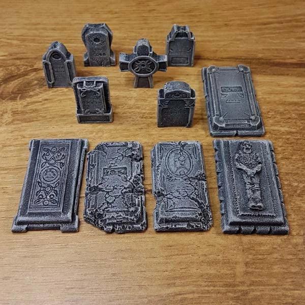 Grafzerken Combi Set Staand 6 stuks + Liggend 5 stuks