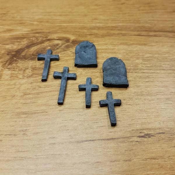 Grafstenen Set 6 stuks