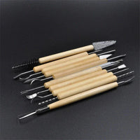 Sculpting Tools 11 delig (hout)