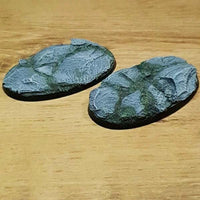 Slate 75mm Oval Base 2 stuks