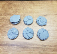 Slate 25mm Round Bases 6 stuks Star Wars