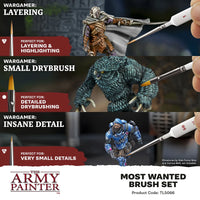 Most Wanted Brush Set TL5066 The Army Painter