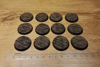 Wooden Floor 30mm Round Bases 12 stuks A Song of Ice and Fire