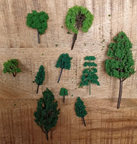 Bomen set in de Mix 10 stuks