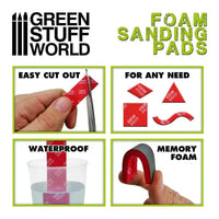Foam Sanding Pads - COARSE GRIT ASSORTMENT x20 10977