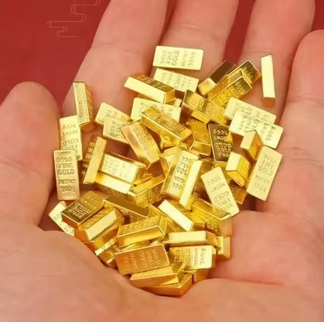 Goudstaven 60 Stuks 1:12 Poppenhuis Miniatuur