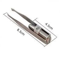 Pincet (RVS) met LED verlichting