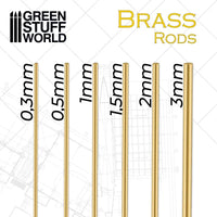 Pinning Brass Rods 1 mm 9217