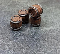 Houten Tonnen 4 stuks Klein