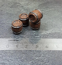 Houten Tonnen 4 stuks Klein